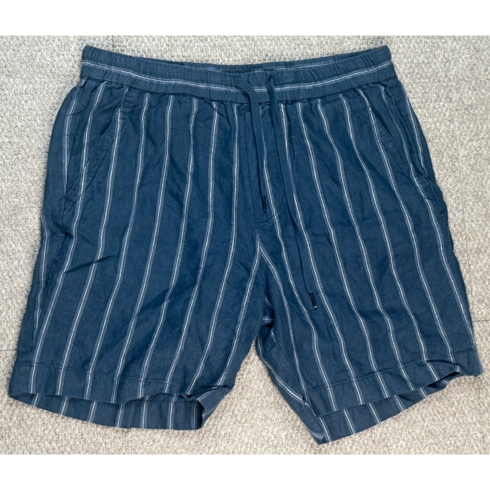 Vince Men's‎ Windsor Striped Drawstring Waist Shorts Size Medium